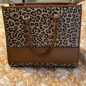 Large cheetah tote.